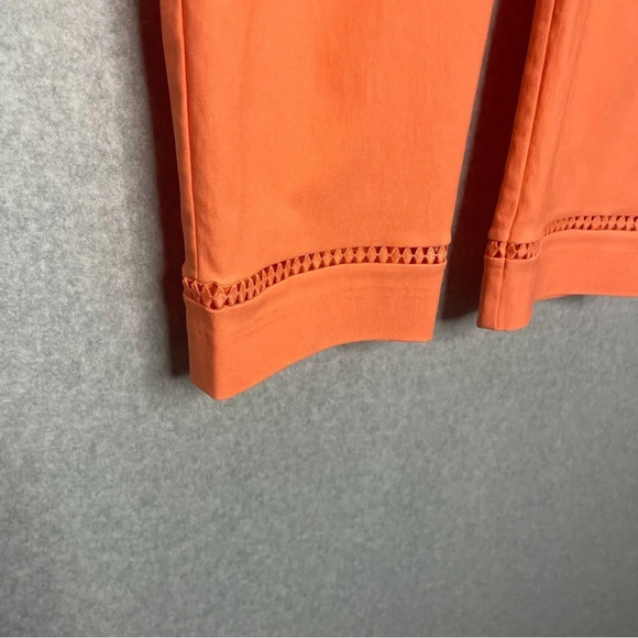 Chico’s So Slimming Lattice Hem Slim Crop Pants - Picture 6 of 9